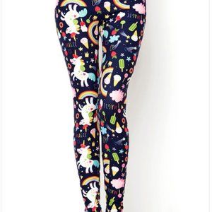 3/$25 Unicorn Plus Size Leggings NWT XPlus XL - 4X